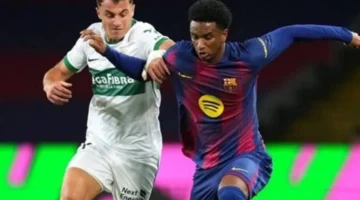 صافرة البداية الليلة.. موعد مباراة برشلونة وإلتشي في الدوري الإسباني والقنوات الناقلة للمواجهة